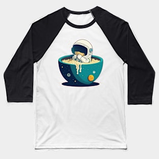 Astronaut in noodles bowl Baseball T-Shirt